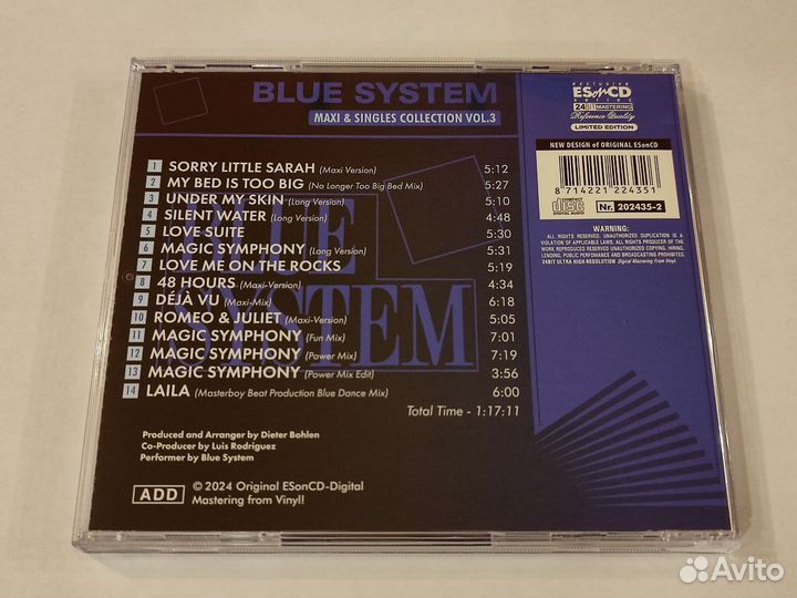 Cd Blue System - Maxi & Singles Collection vol.3