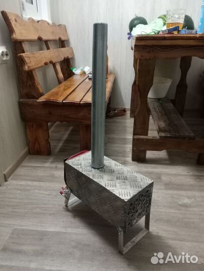 Теплообменник для зимней палатки