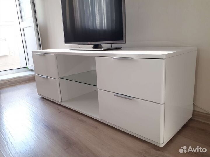 Тумба Diamond белый глянец