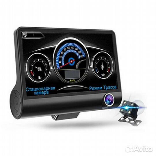 Регистратор + радар + три камеры Орбита С-201