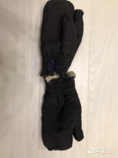 Варежки 3-х палые натуральный мех