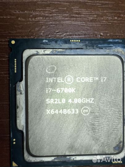 Процессор i 7 6700 k