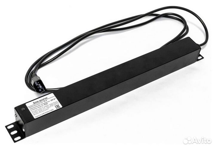 Сетевой фильтр Hyperline SHE19-9SH-2.5IEC