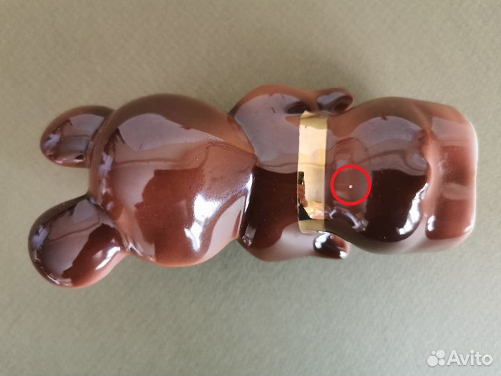 Фарфоровая статуэтка Дулево «Олимпийский мишка»