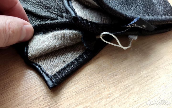 Новые Перчатки из натуральной кожи оленя флис