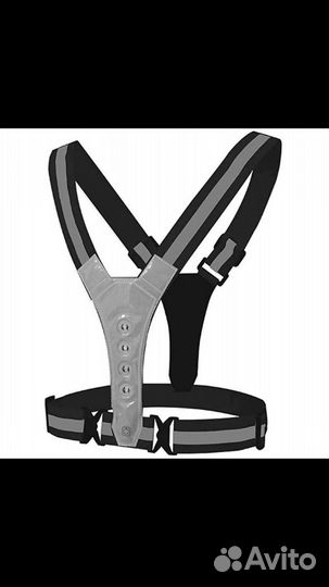 Светодиодный спортивный светоотражающий жилет