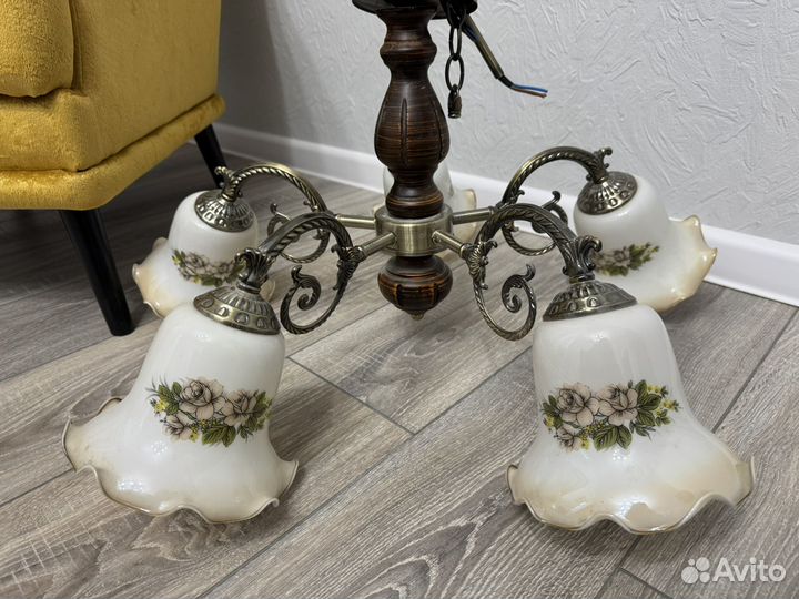 Люстра потолочная винтаж