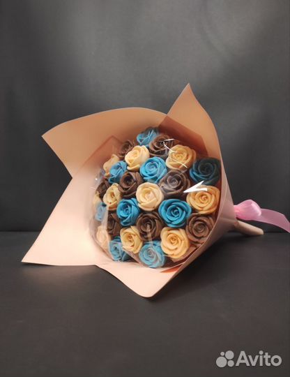 Букет - 29 Роз из Настоящего Шоколада