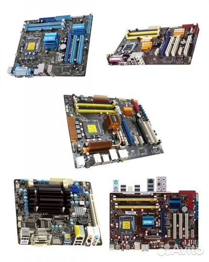 Материнские платы 775 ddr3 и ddr2 и атомы