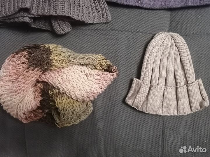 Шапки, шарфы женские пакетом