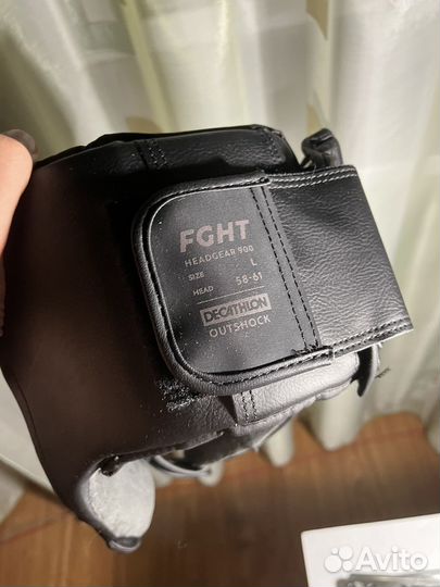 Боксерский шлем Decathlon outshock headgear 900