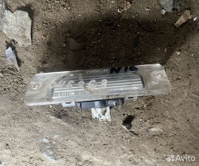 Подсветка заднего номера Nissan Almera N16 2000-20