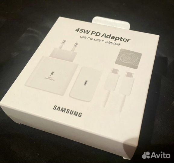 Зарядка Samsung 45w с быстрой зарядкой