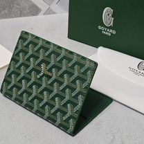 Обло�жка на паспорт Goyard зелёная