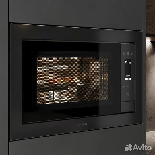 Новая встраиваемая микроволновая печь свч Krona