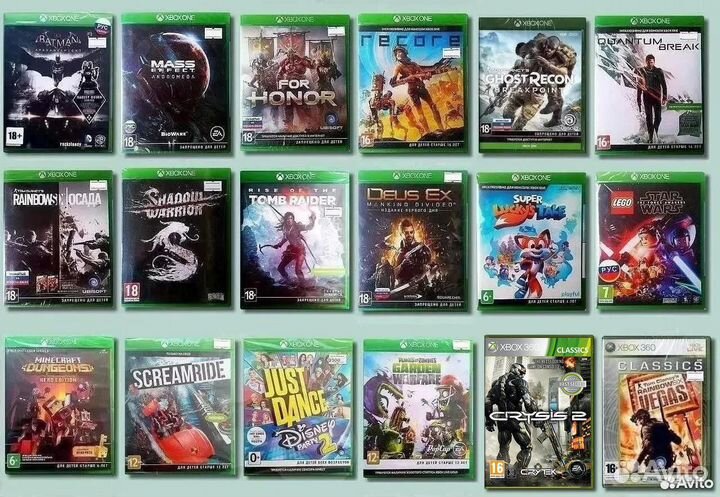 Игры для xbox (лицензия, новые)