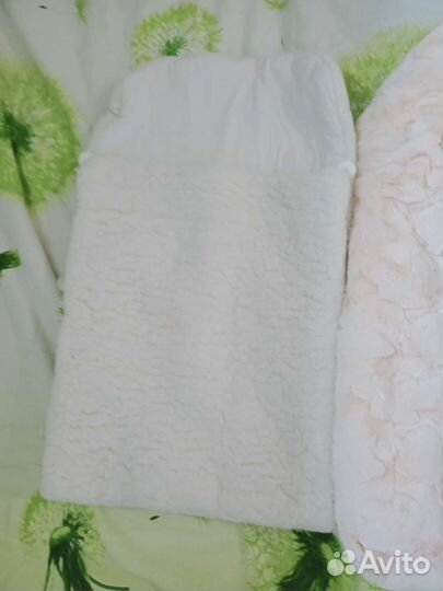 Меховой конверт на выписку