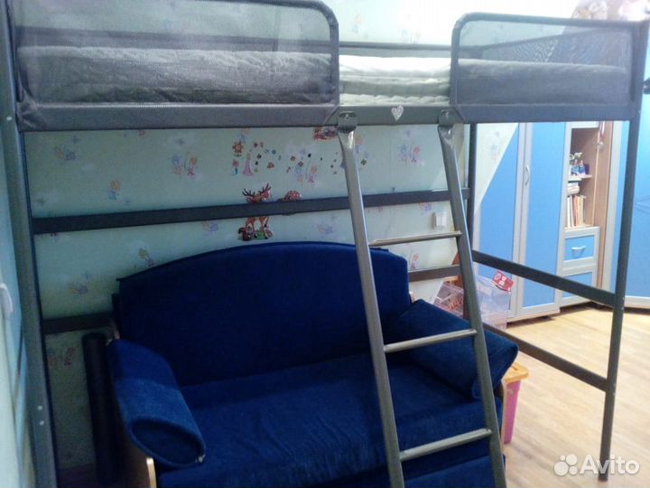 Продам туффинг Каркас кровать-чердак, темно-серый