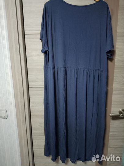 Платье трикотажное большого размера