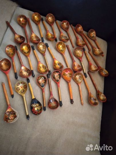 Ложки деревянные СССР 36шт