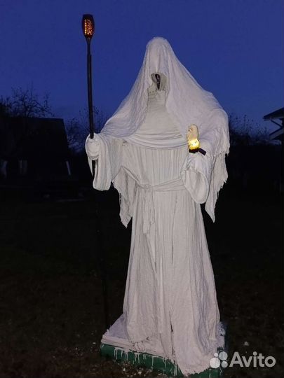 Садовый фонарь. Фигура. Скульптура. Статуя.Хеллуин