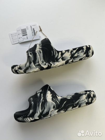 Adidas Adilette 22, Carbon Aluminum, оригинал