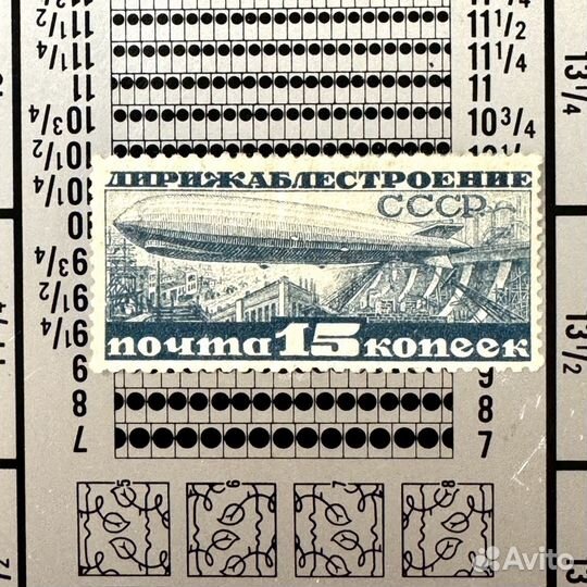 Почтовые марки СССР 1931 Дирижаблестроение