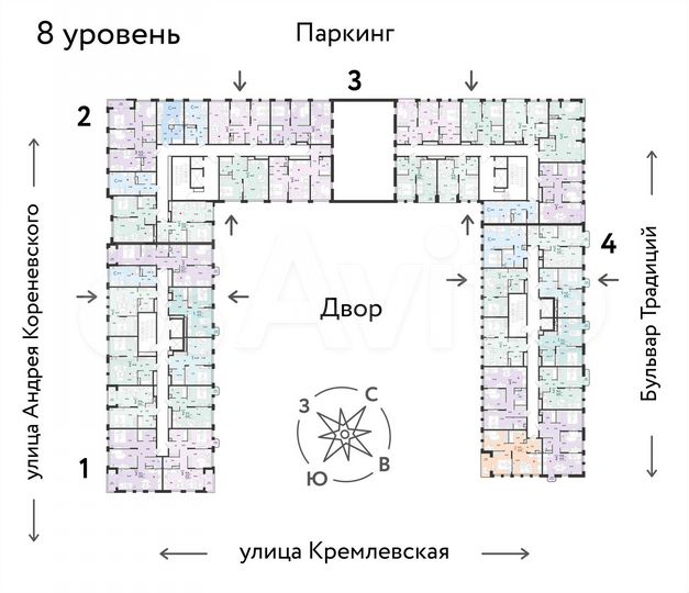 Квартира-студия, 19,8 м², 8/15 эт.