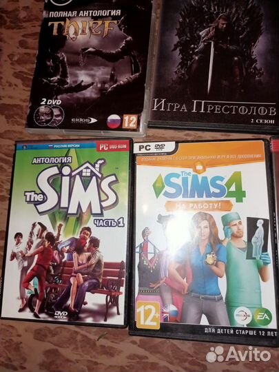 Диски разные sims игра престолов и тд