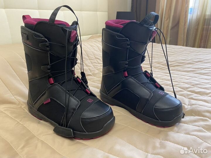 Сноубордические ботинки salomon 24р