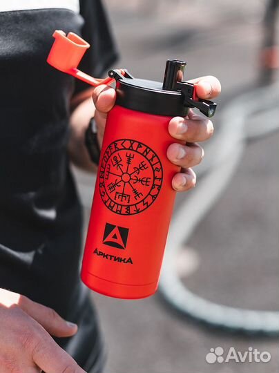 Арктика CityTerm Вегвизир термокружка красная 500м