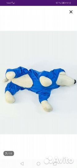 Дождевик для маленькой собаки