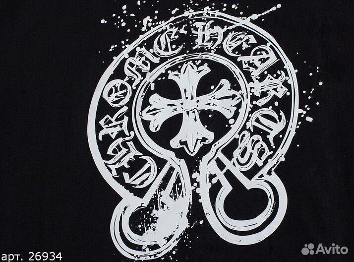 Футболка Chrome Hearts Черная