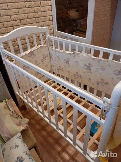 Кроватка детская и матрас