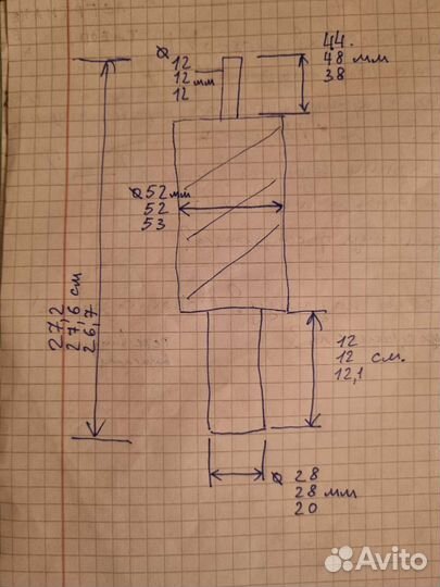 Шнек и нож для промышленной мясорубки