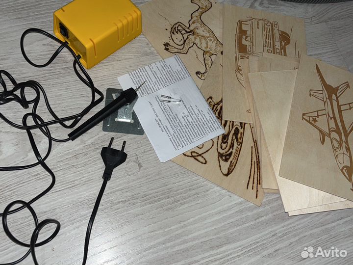 Выжигательный аппарат+11 досок для выжигания