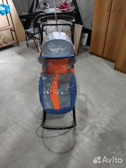 Детские санки коляска новые