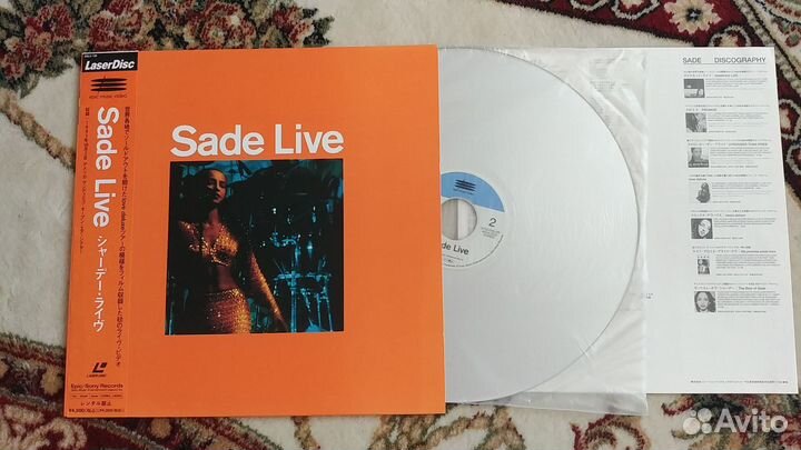 LD Sade: Live (1994) eslu-135laserdisc ntsc Japan