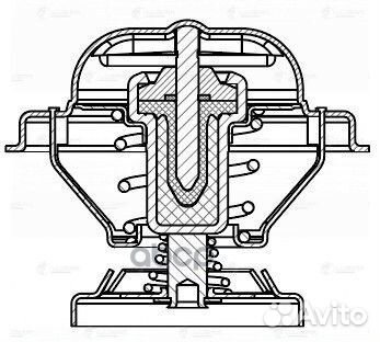 Термостат для А/М ssang yong actyon/kyron (05)