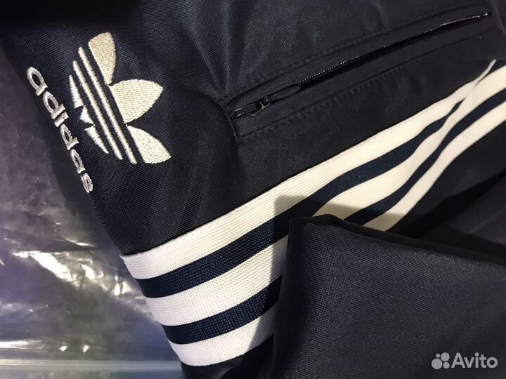Спортивный костюм adidas эластик 46-56темно син