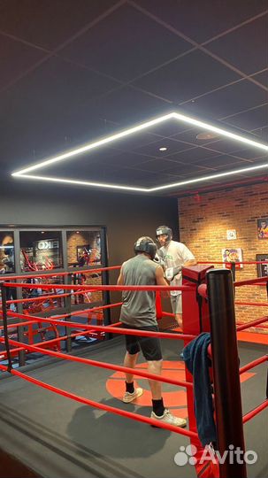Ринг боксерский на упорах