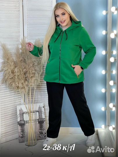 Спортивный костюм до 62 размера флис