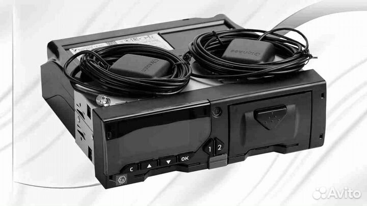 Тахограф вдо 3283 с блоком скзи.С установкой