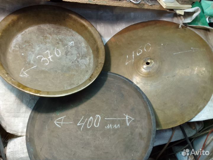 Латунный таз поднос СССР для варенья