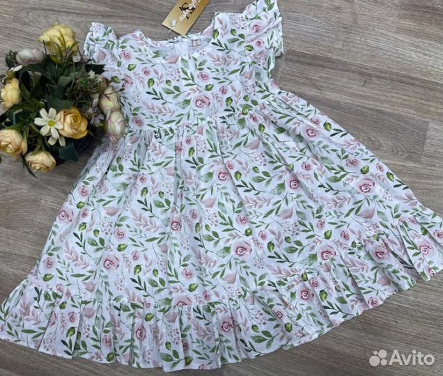 Красивое детское платье в садик