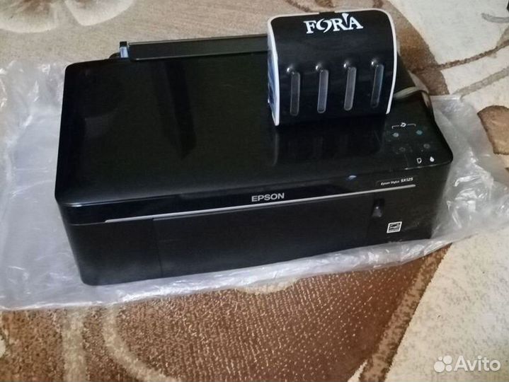 Цветной принтер epson sx 125 на запчасти