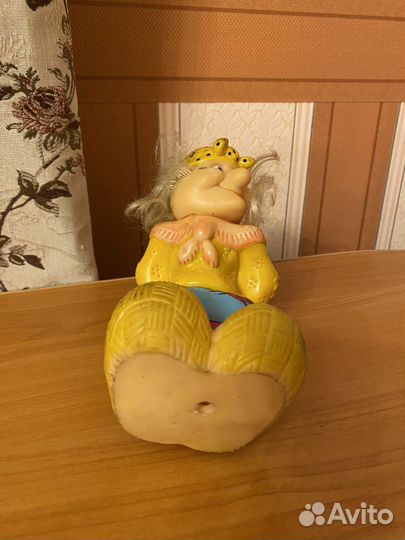 Резиновая игрушка баба-яга. СССР