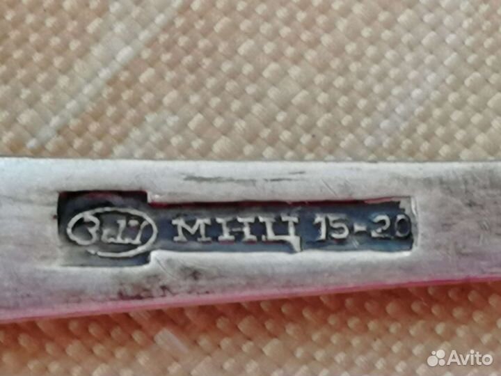 Мельхиоровые ложки, вилки, половник СССР