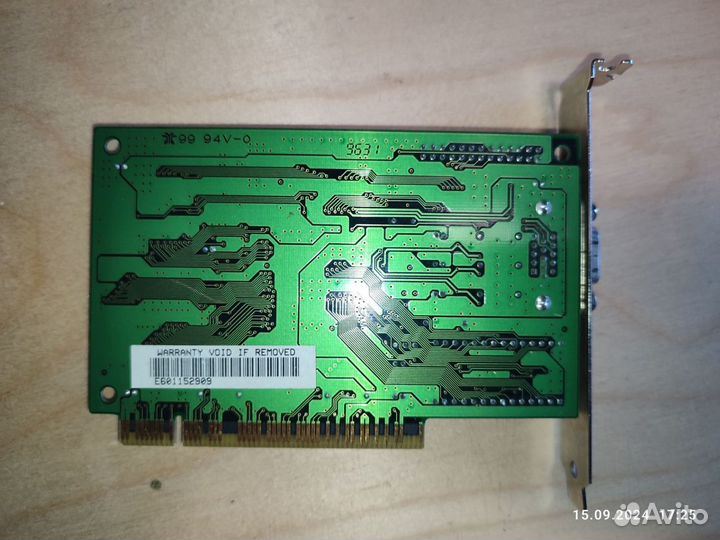 Ретро видеокарта PCI S3Trio64