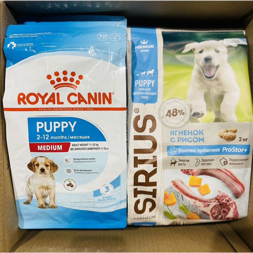 Корм для собак royal canin / award / sirius